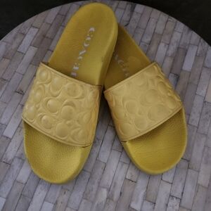 Coach slides size 8